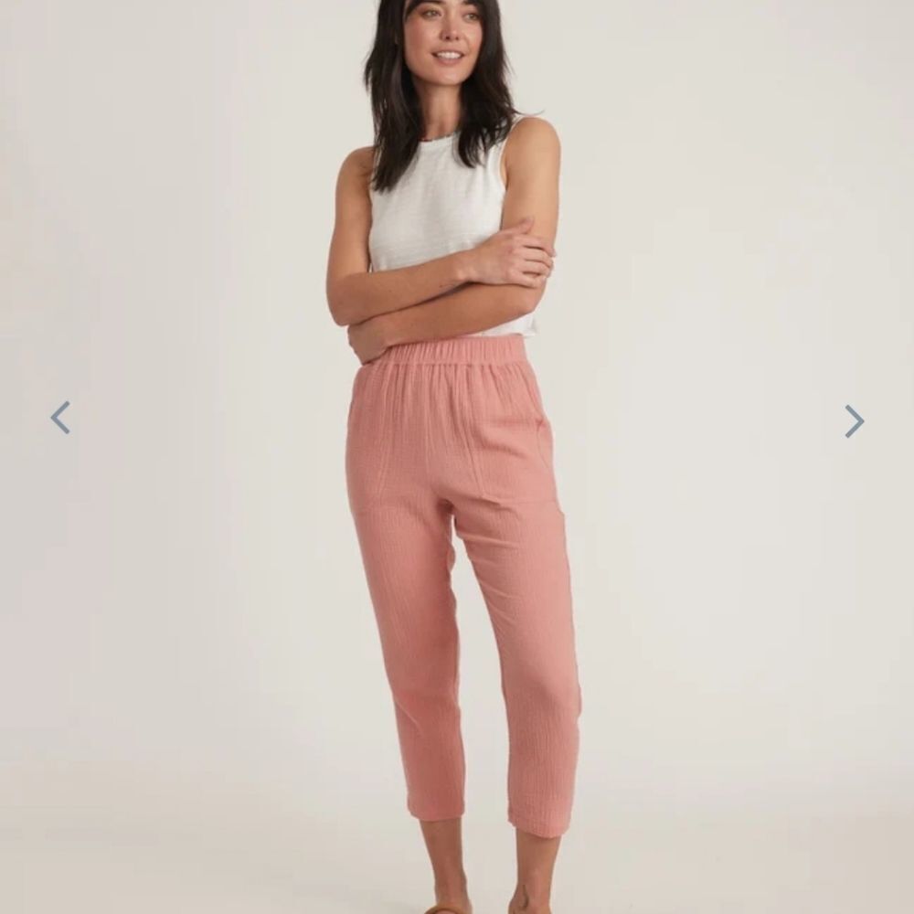 Paula Easy Tapered Pant in Rosette